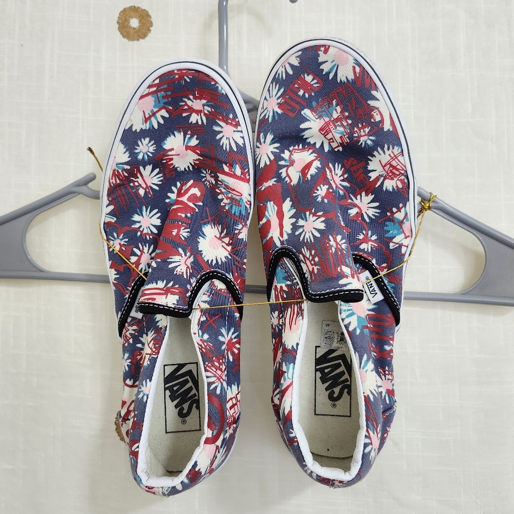 Vans Floral Slip-On Sneakers